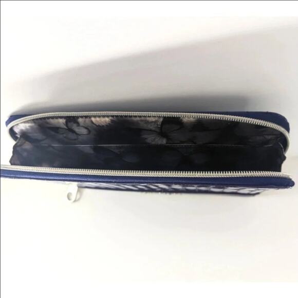 Ted Baker Quilted Patent Leather iPad Tablet Case Portfolio Purple Glossy - Picture 7 of 9